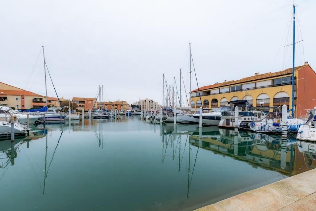 La Perle Du Port * Terrasse * Clim * Mer A 5 Min * Chambre * การ์นง-ปลาจ ภายนอก รูปภาพ